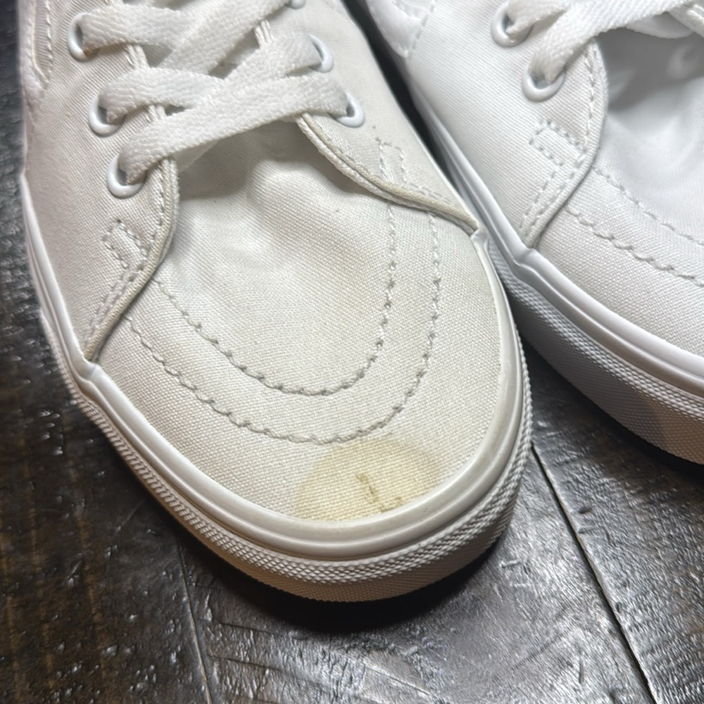 Vans Men's White High-Top Sneakers - Picture 6 of 8
